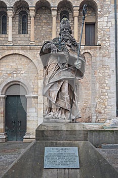 Saint Boniface Statue by Kaspar Hiernle, c. 1750 - Mainz, Germany