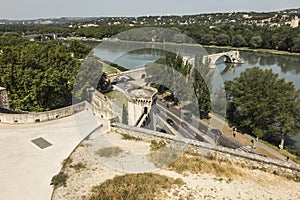 The Saint BÃ©nÃ©zet bridge, known as the Avignon bridge