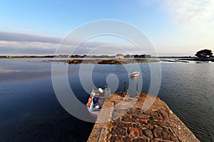 Saint Cado harbor and Etel river