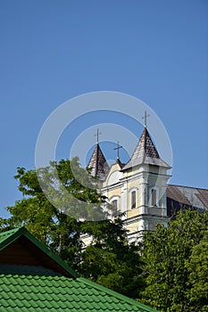 Saint Cajetan Roman Catholic church in Rascov, Transnistria, Moldova. Founded in 1749.