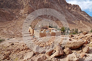 Saint Catherines Monastery in Sinai peninsula in Egypt