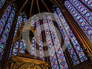 Saint Chapelle church captured in Paris, France