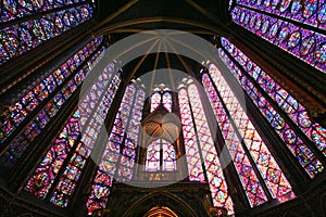 Saint Chapelle Upper Chapel - Paris