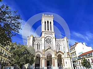 Saint Charles cathedral in the city of Saint-Etienne