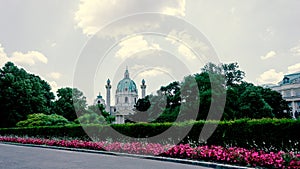 Saint Charles cathedral in Vienna