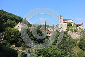 Saint-Cirq-Lapopie, the beautiful village in France