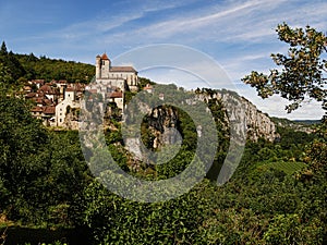 saint cirq lapopie in Lot, Occitanie