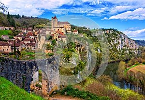 Saint-Cirq-Lapopie, one of the most beautiful villages of France