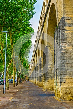 Saint Clement aqueduct in Montpellier, France