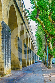 Saint Clement aqueduct in Montpellier, France