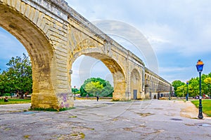 Saint Clement aqueduct in Montpellier, France