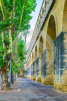 Saint Clement aqueduct in Montpellier, France