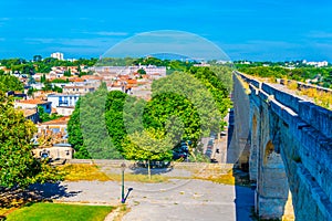 Saint Clement aqueduct in Montpellier, France