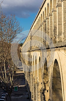 Saint Clement Aqueduct in Montpellier, France