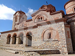 Saint Clement Church, beautiful stone church on the hilltop of Ohrid old town