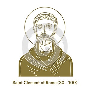 Saint Clement of Rome 30-100 is listed by Irenaeus and Tertullian as the fourth bishop of Rome. He is considered to be the first photo
