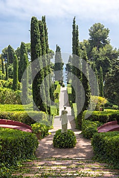 Saint Clotilde garden Jardines de Santa Clotilde, Lloret del Mar, Spain