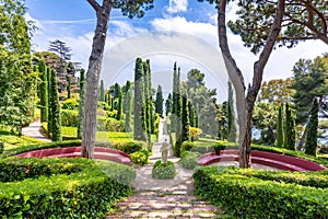 Saint Clotilde garden Jardines de Santa Clotilde, Lloret del Mar, Spain