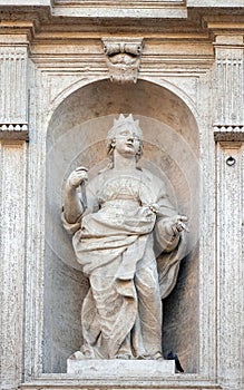Saint Clotilde queen of the Franks