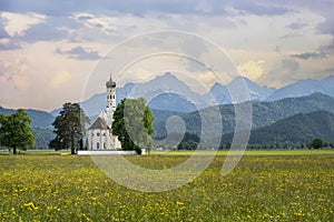 Saint Coloman church near the Neuschwanstein castle