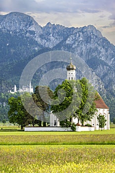 Saint Coloman church near the Neuschwanstein castle