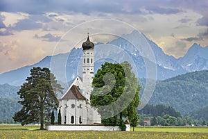 Saint Coloman church near the Neuschwanstein castle