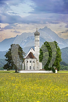 Saint Coloman church near the Neuschwanstein castle