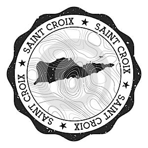 Saint Croix outdoor stamp.