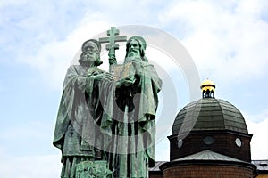 Saint Cyril and Methodius on Radhost