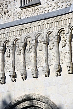 Saint Demetrius cathedral in Vladimir city, Russia.