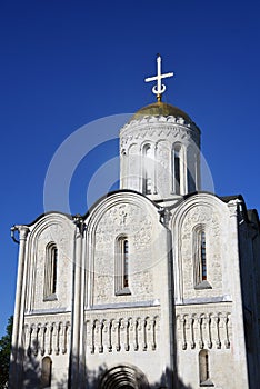 Saint Demetrius cathedral in Vladimir city, Russia.