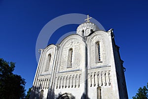 Saint Demetrius cathedral in Vladimir city, Russia.