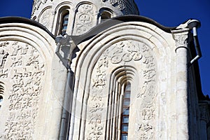 Saint Demetrius cathedral in Vladimir city, Russia.