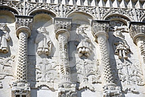 Saint Demetrius cathedral in Vladimir city, Russia.