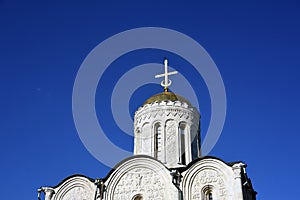 Saint Demetrius cathedral in Vladimir city, Russia.