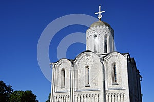 Saint Demetrius cathedral in Vladimir city, Russia.