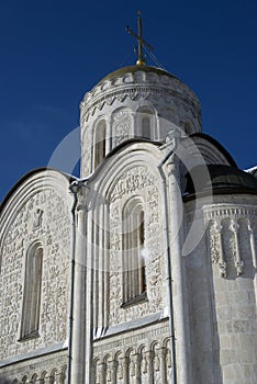 Saint Demetrius cathedral in Vladimir city, Russia.