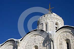 Saint Demetrius cathedral in Vladimir city, Russia.