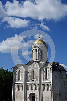 Saint Demetrius cathedral in Vladimir city, Russia.