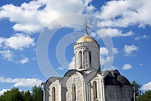 Saint Demetrius cathedral in Vladimir city, Russia.