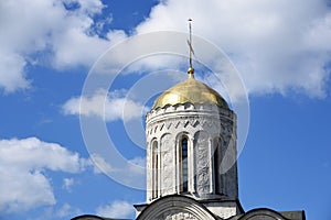 Saint Demetrius cathedral in Vladimir city, Russia.