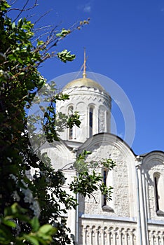 Saint Demetrius cathedral in Vladimir city, Russia.
