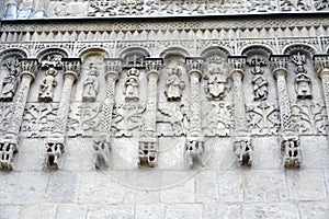 Saint Demetrius cathedral in Vladimir city, Russia.