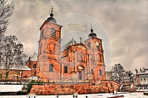 Saint-Die Cathedral in Saint-Die-des-Vosges - France