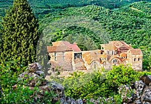 Saint Dimitrios Orthodox Metropolis at Mystras in Greece