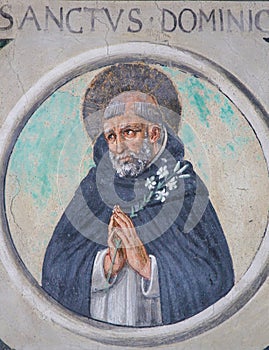 Saint Dominic - Church of Sant Agostino in San Gimignano