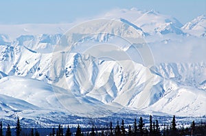 Saint Elias Mountains in Glennallen Alaska