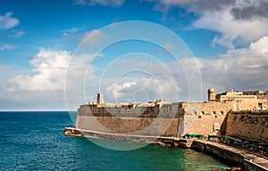 The Saint Elmo bay in Valletta.