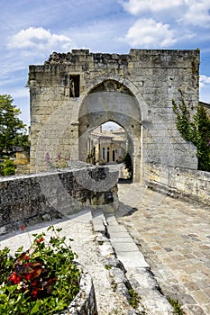 Saint Emilion - Ruins of Brunet Gate - France