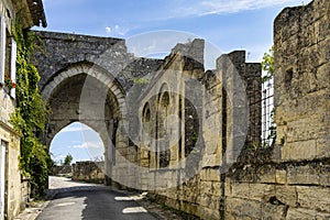 Saint Emilion - Ruins of Brunet Gate - France